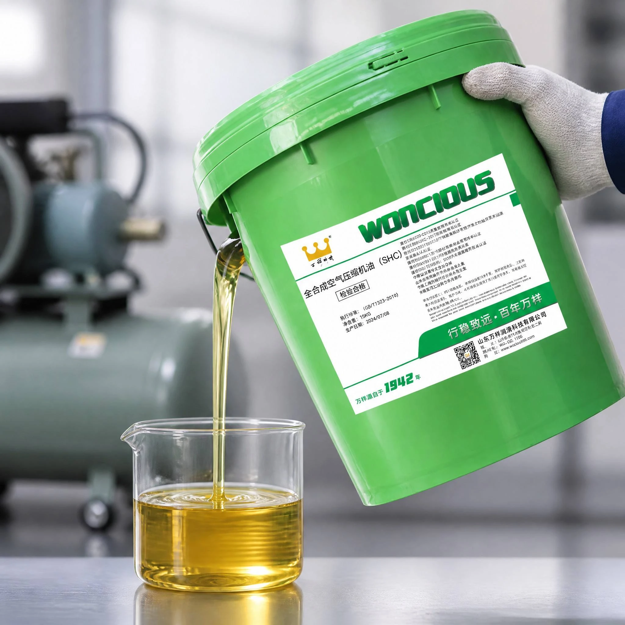 Aceite para compresores de aire totalmente sint&eacute;ticos (SHC)
