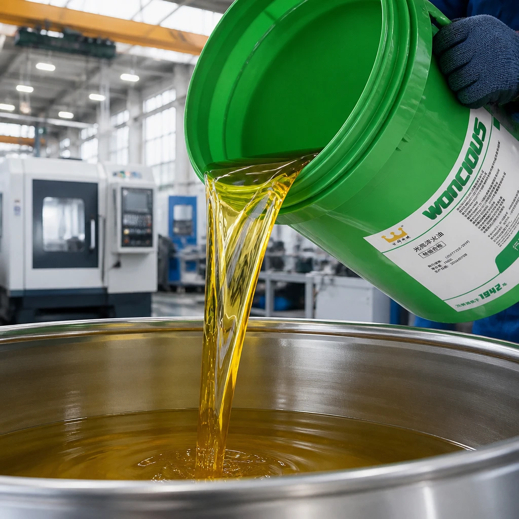 Aceite de enfriamiento brilloso