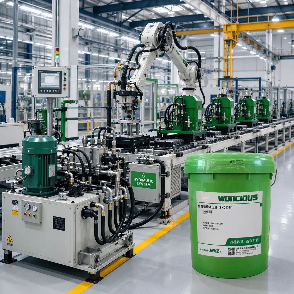 Aceite hidr&aacute;ulico sint&eacute;tico antidesgaste (SHC)